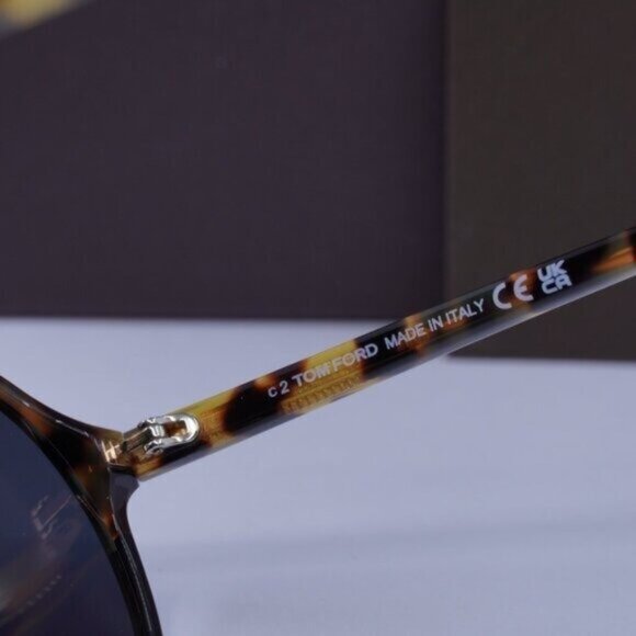 Tom Ford Bruce FT1026 05A Aviator Sunglasses - Havana / Smoke main image 8